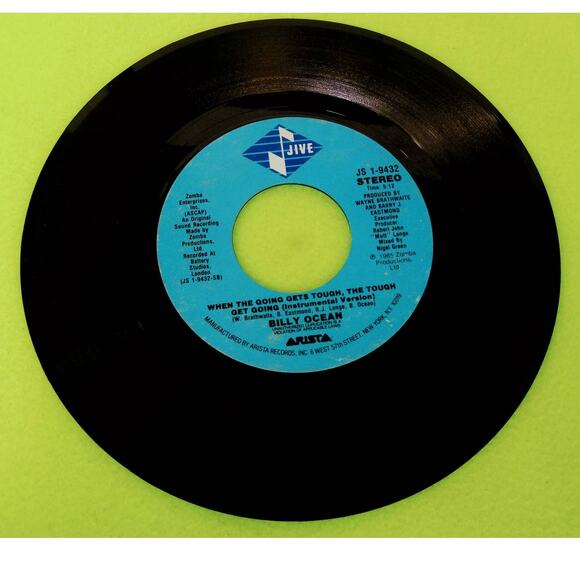 Billy Ocean - When Going Gets Tough - 45rpm Vinyl‎ Record Single 7" - Picture 7 of 9